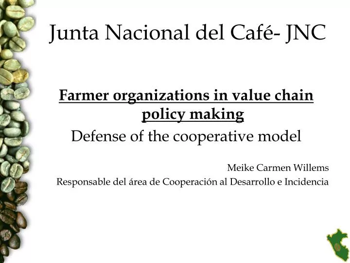 junta nacional del caf jnc