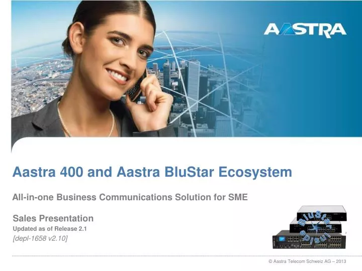 aastra 400 and aastra blustar ecosystem