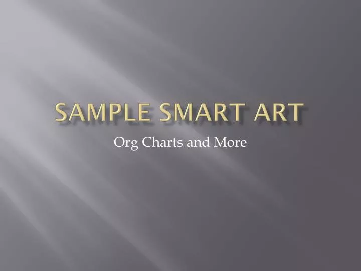 sample smart art