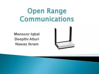 Open Range Communications