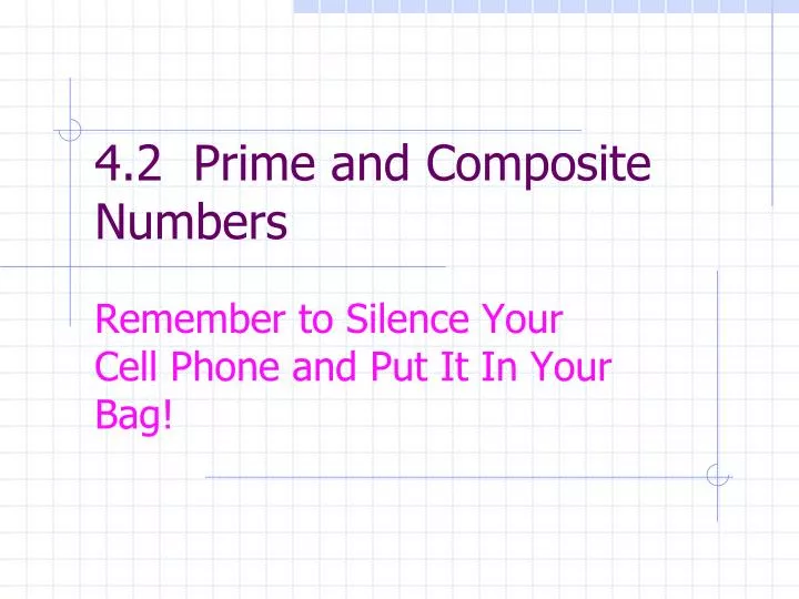 4 2 prime and composite numbers