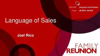 Language of Sales