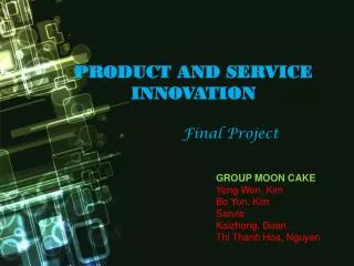 GROUP MOON CAKE Yong Won, Kim Bo Yon, Kim Sarula Kaizhong , Duan Thi Thanh Hoa , Nguyen