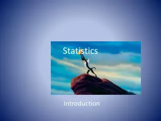 Statistics