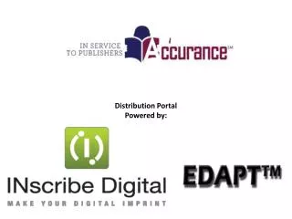 Distribution Portal Powered by: