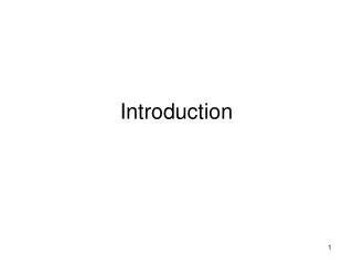 introduction