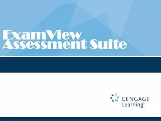 ExamView Assessment Suite