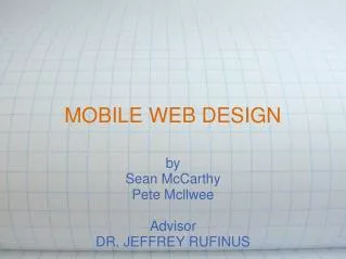 MOBILE WEB DESIGN