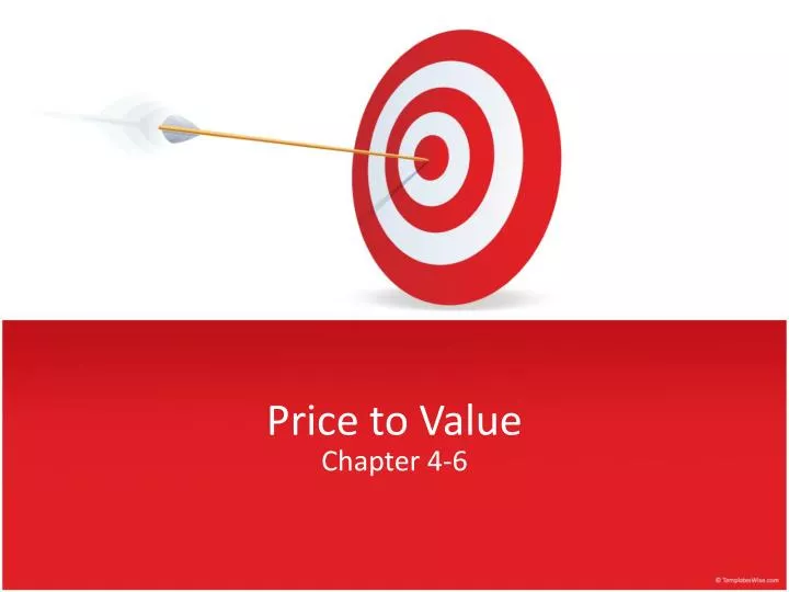 price to value