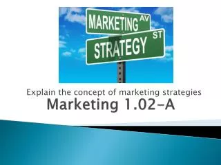 Marketing 1.02-A