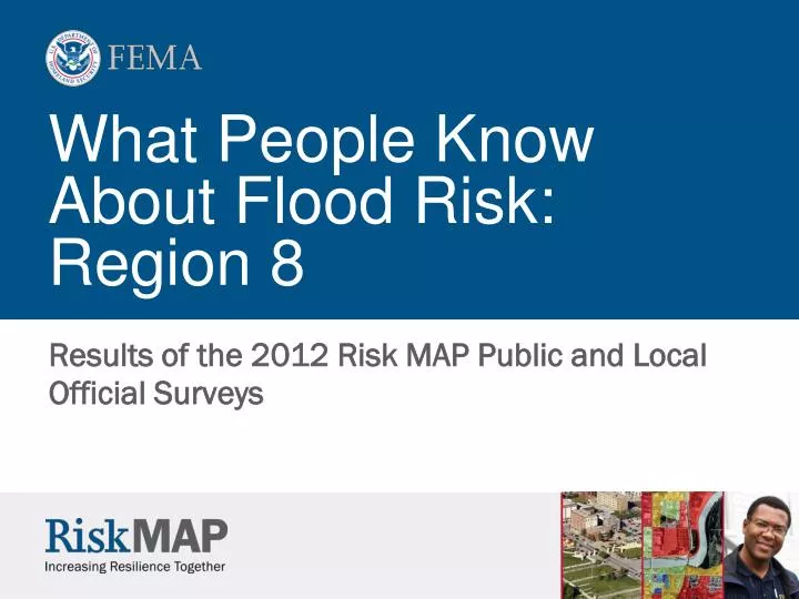 what people know about flood risk region 8