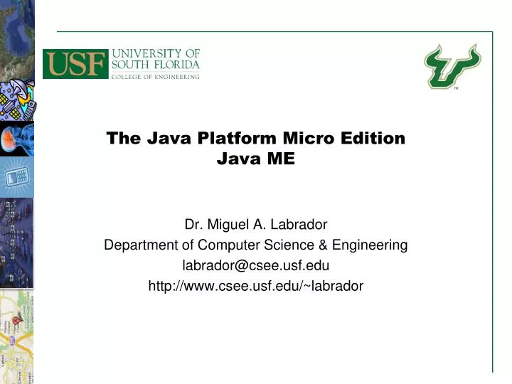 the java platform micro edition java me