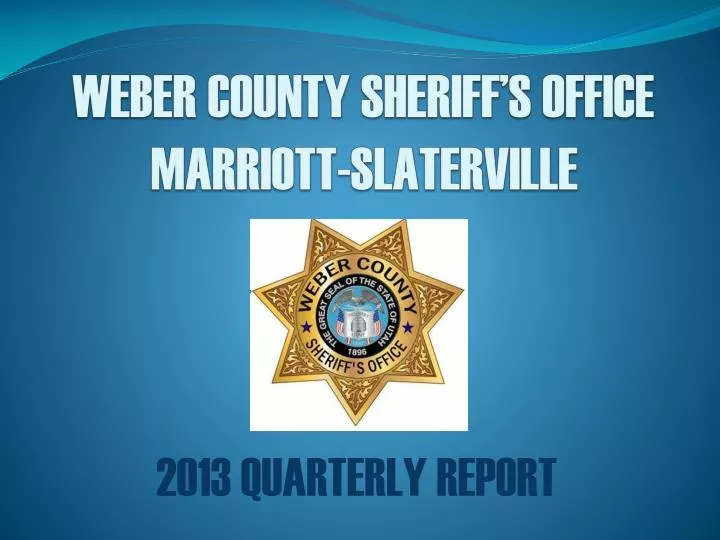 weber county sheriff s office marriott slaterville