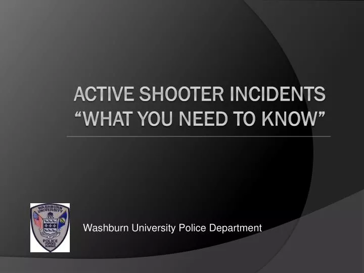 washburn university police department