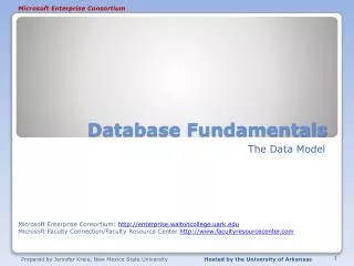 Database Fundamentals