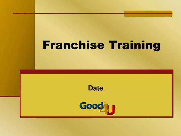 franchise training
