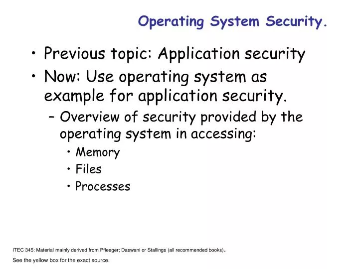 operating system security