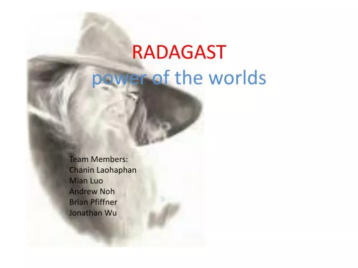 radagast power of the worlds