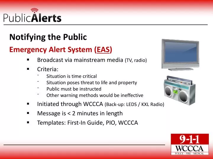 Warning System Broadcasts (EAS) Throughout The World 