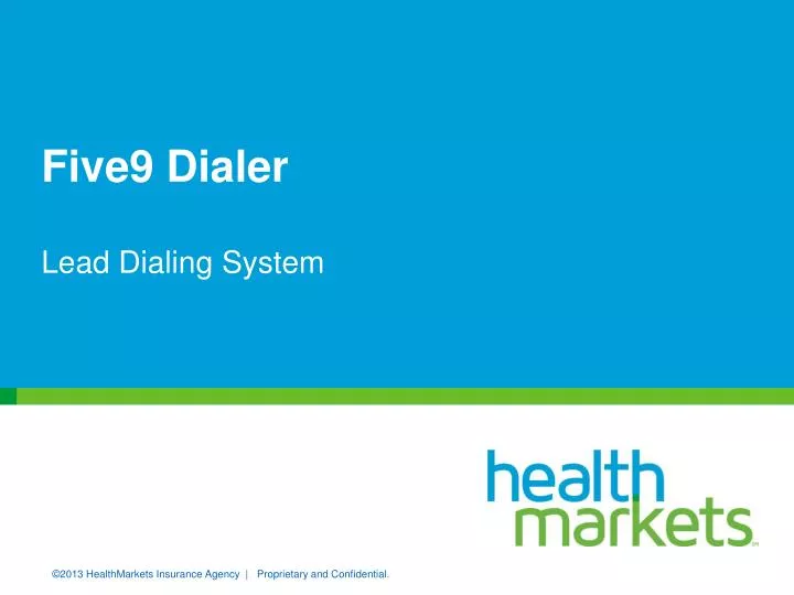 five9 dialer