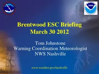 Brentwood ESC Briefing March 30 2012