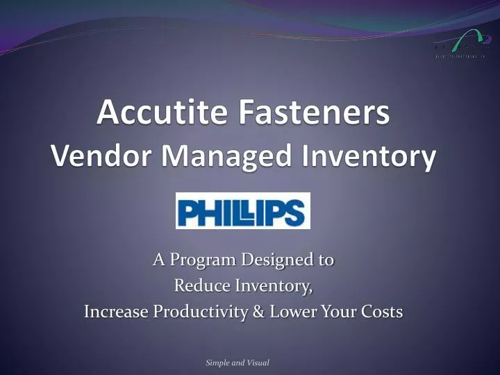 accutite fasteners vendor managed inventory