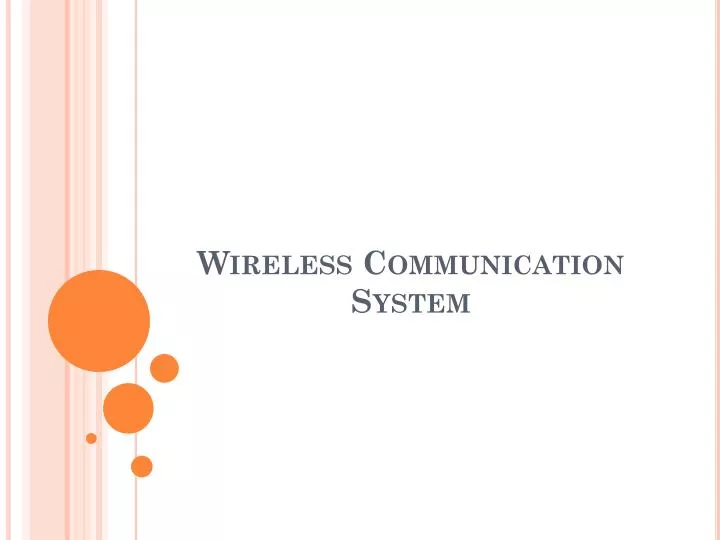 wireless communication system