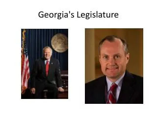 Georgia's Legislature