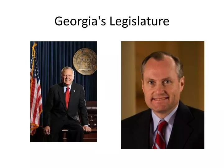 georgia s legislature