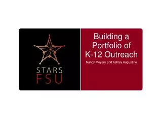 Building a Portfolio of K-12 Outreach