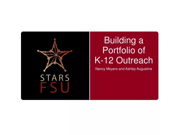 building a portfolio of k 12 outreach