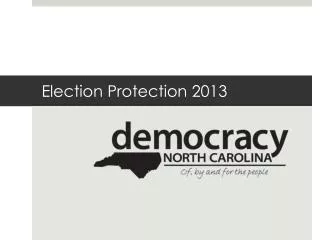 Election Protection 2013