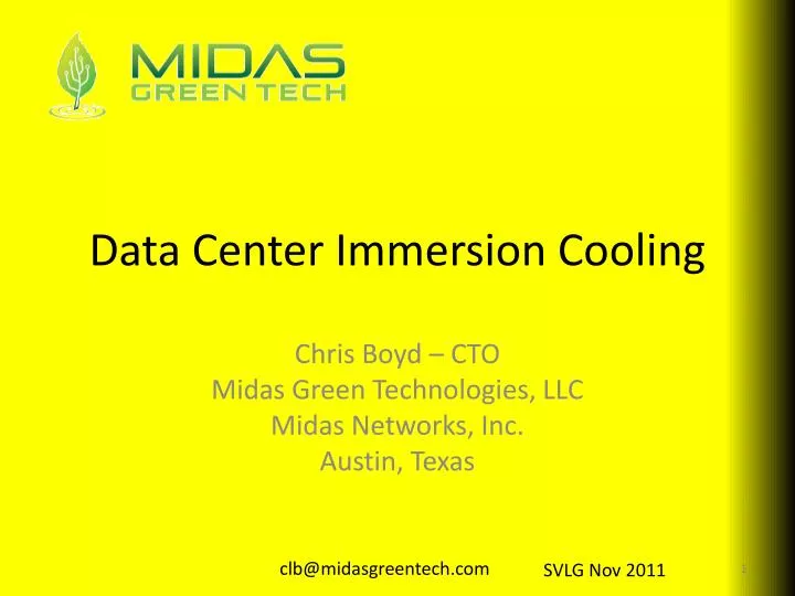 data center immersion cooling