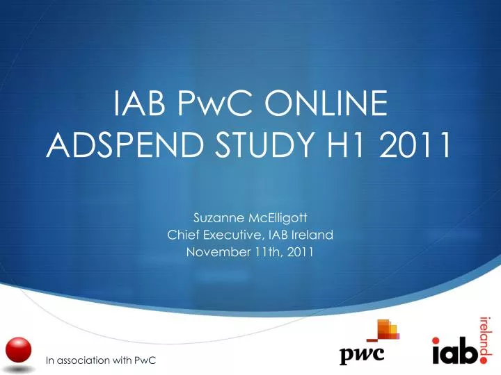 iab pwc online adspend study h1 2011