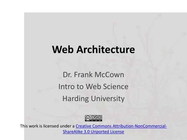 web architecture