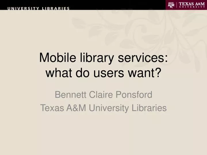 mobile library services what do users want