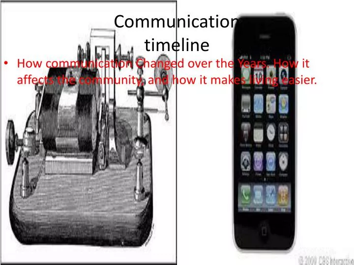 communication timeline