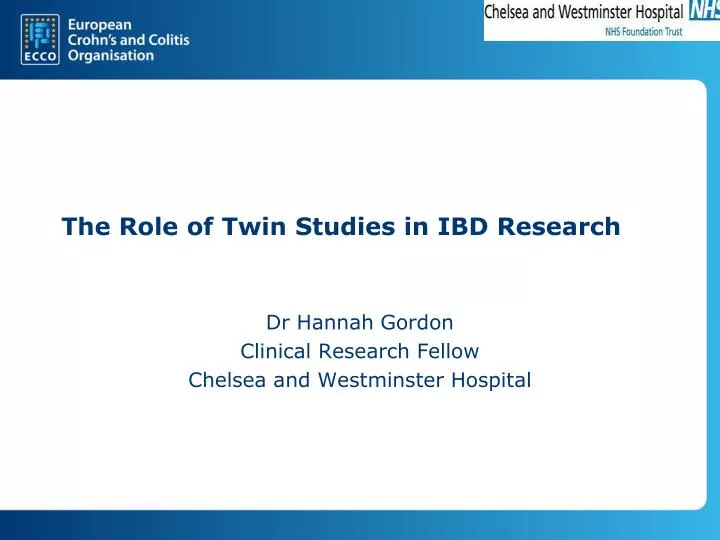 the role of twin studies in ibd research