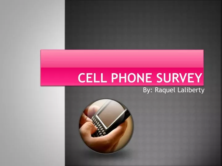 cell phone survey