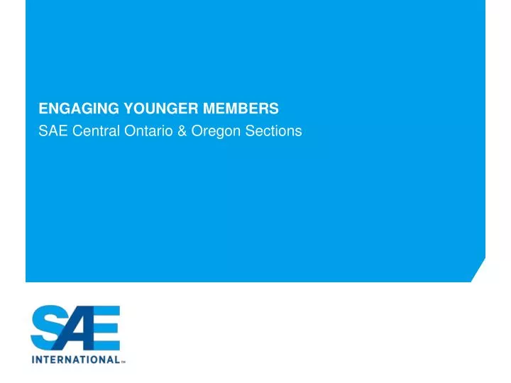 engaging younger members