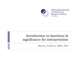 Introduction to baselines &amp; significance for interpretation