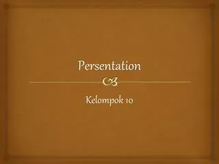 p ersentation