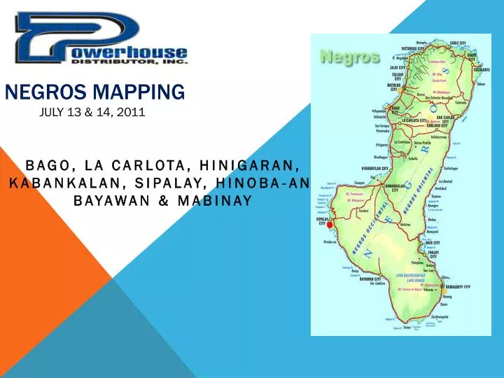 negros mapping