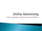 Online Advertising - slide 1