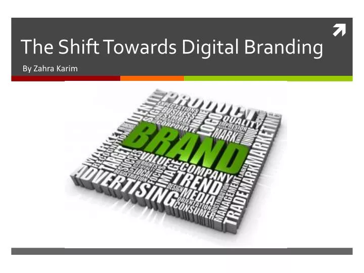 the shift towards digital branding