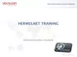 HERMES.NET TRAINING - slide 1