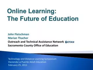 Online Learning: The Future of Education
