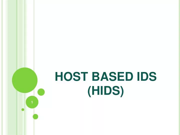 host based ids hids