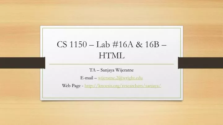cs 1150 lab 16a 16b html