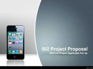 502 Project Proposal